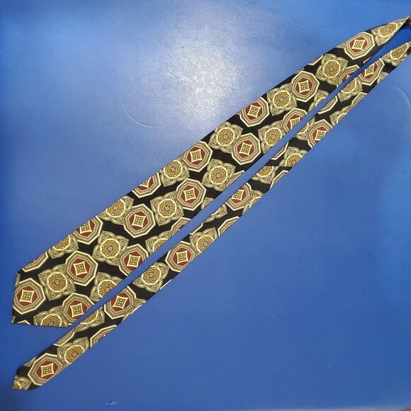 HILL & ARCHER Vintage (pre-2000's)-made in USA-100% Imported Italian Silk- - Picture 4 of 9